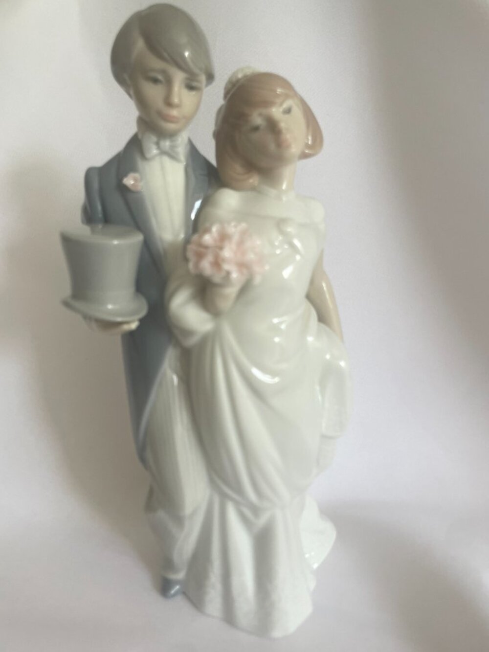 Lladro Wedding Bells Bride Groom Figurine 06164 With Box